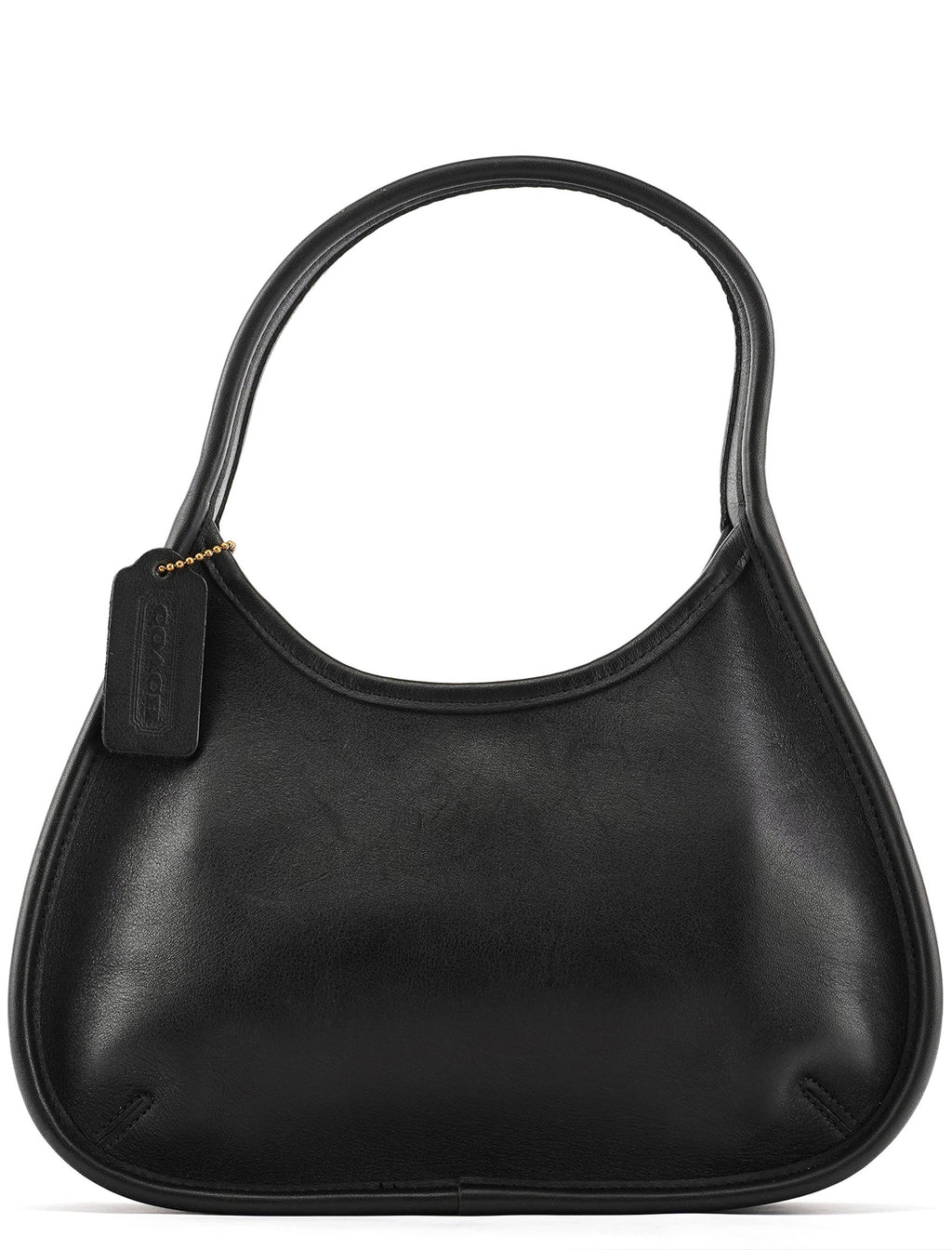 9027 Black Leather Ergo Mini Shoulder Bag
