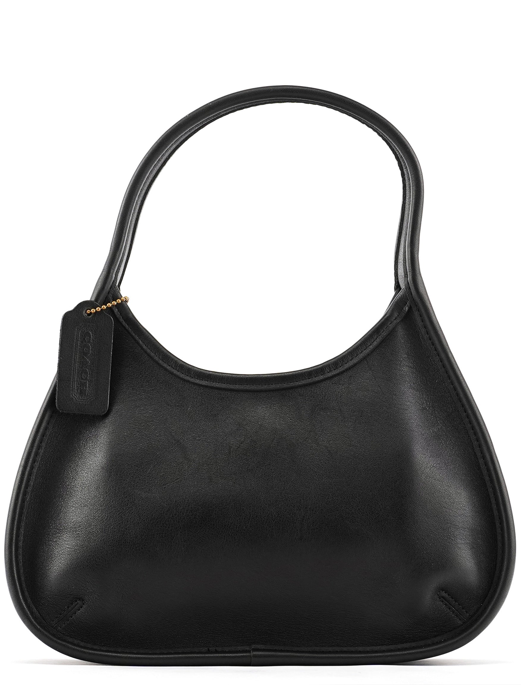 9027 Black Leather Ergo Mini Shoulder Bag