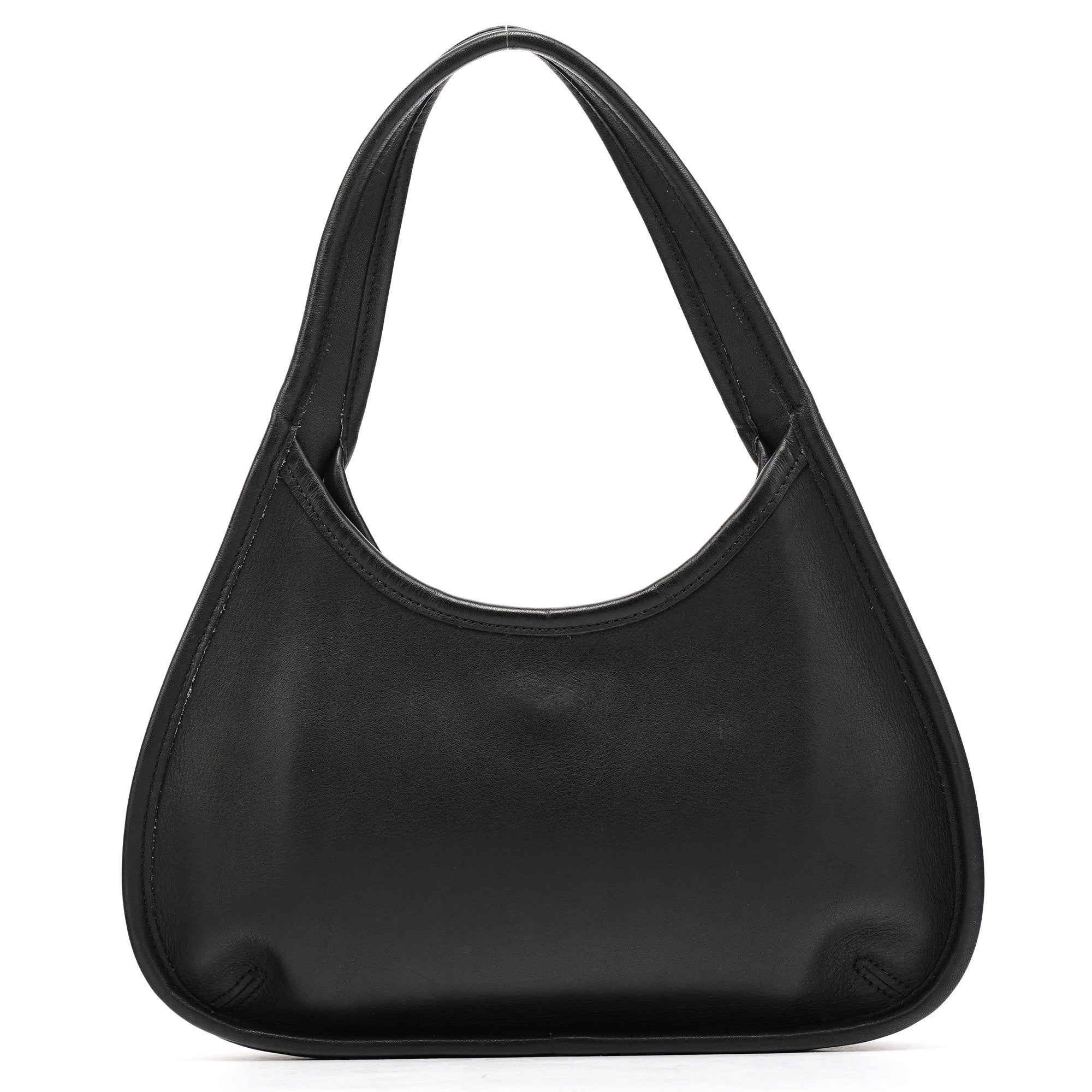 9027 Black Leather Ergo Mini Shoulder Bag
