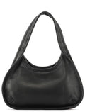 9027 Black Leather Ergo Mini Shoulder Bag