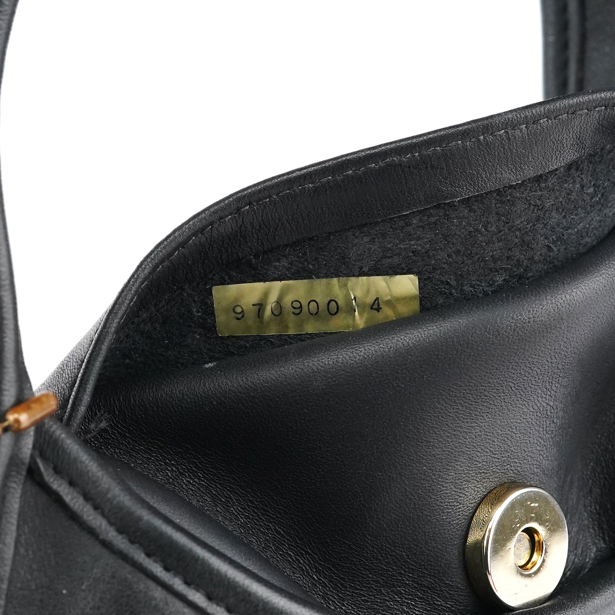 9027 Black Leather Ergo Shoulder Bag