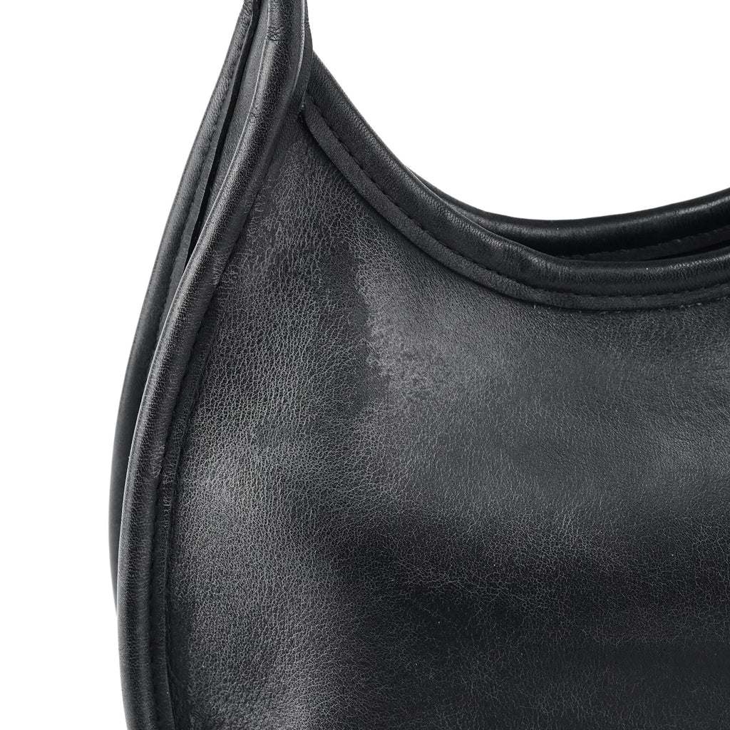 9027 Black Leather Ergo Shoulder Bag