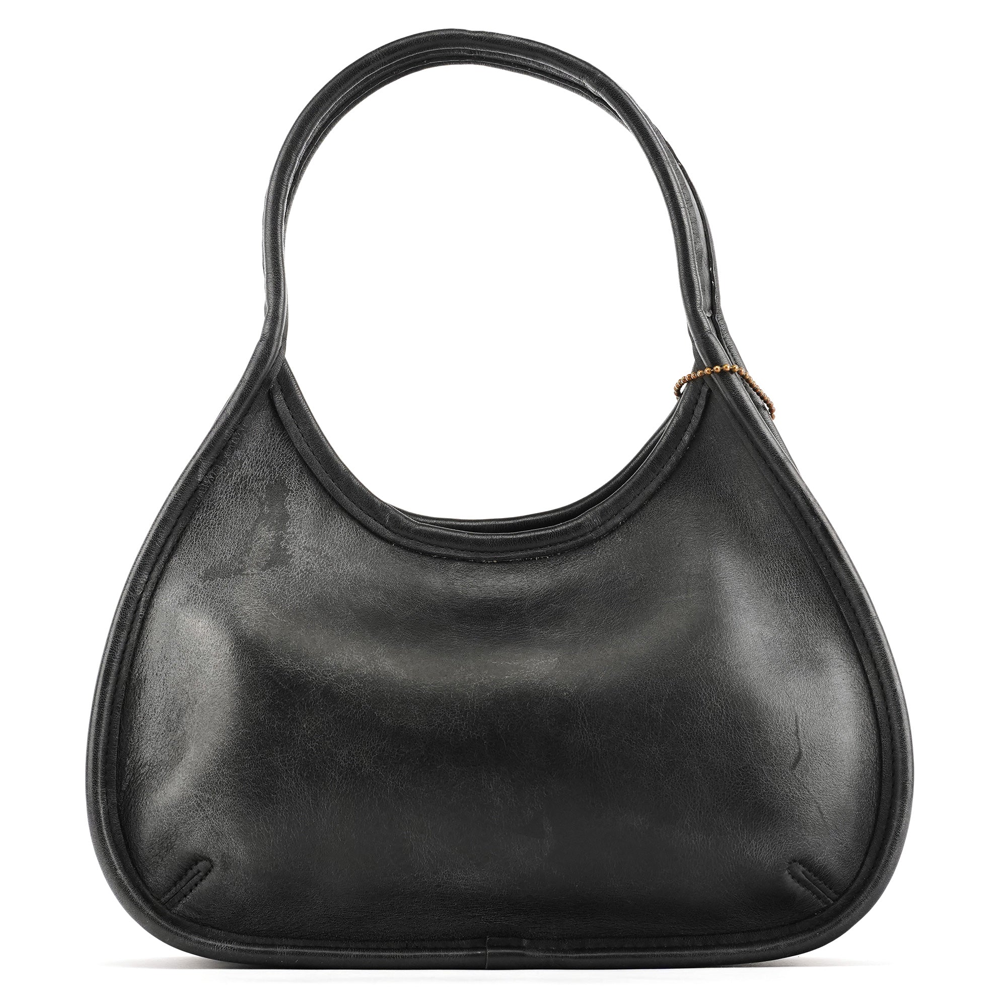 9027 Black Leather Ergo Shoulder Bag