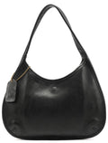 9027 Black Leather Mini Ergo Shoulder Bag
