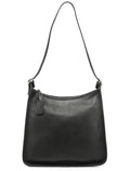 9073 Black Leather Shoulder Bag