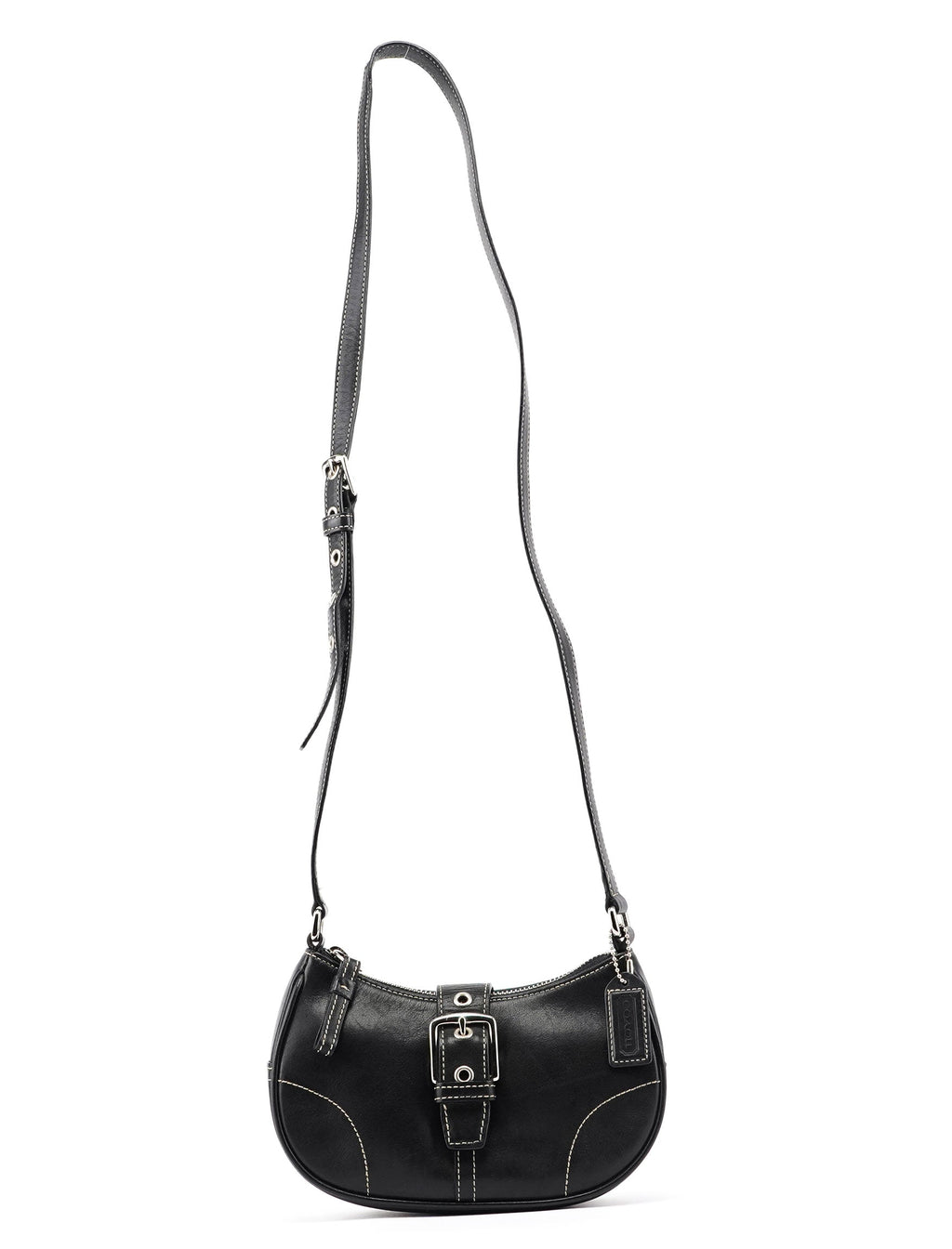 9354 Black Leather Soho Crossbody Bag
