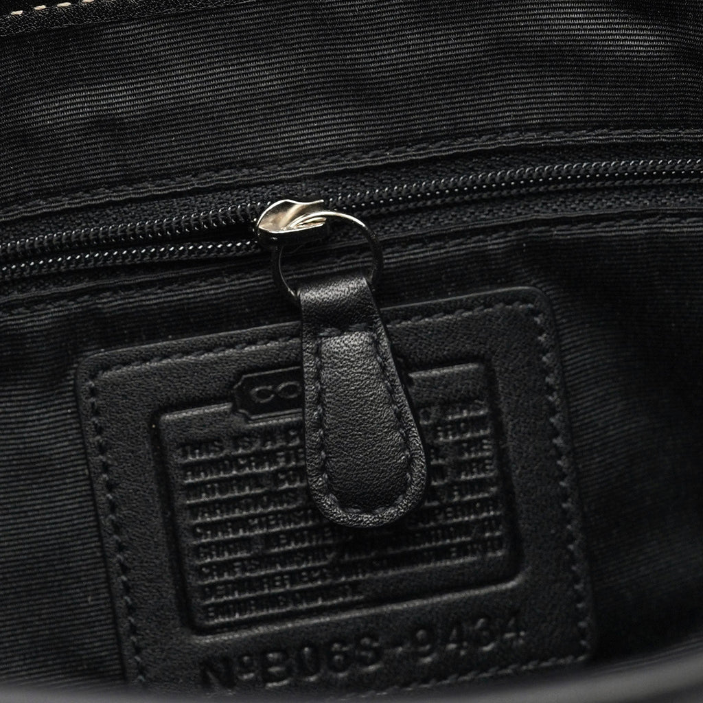 9434 Black Leather Soho Shoulder Bag