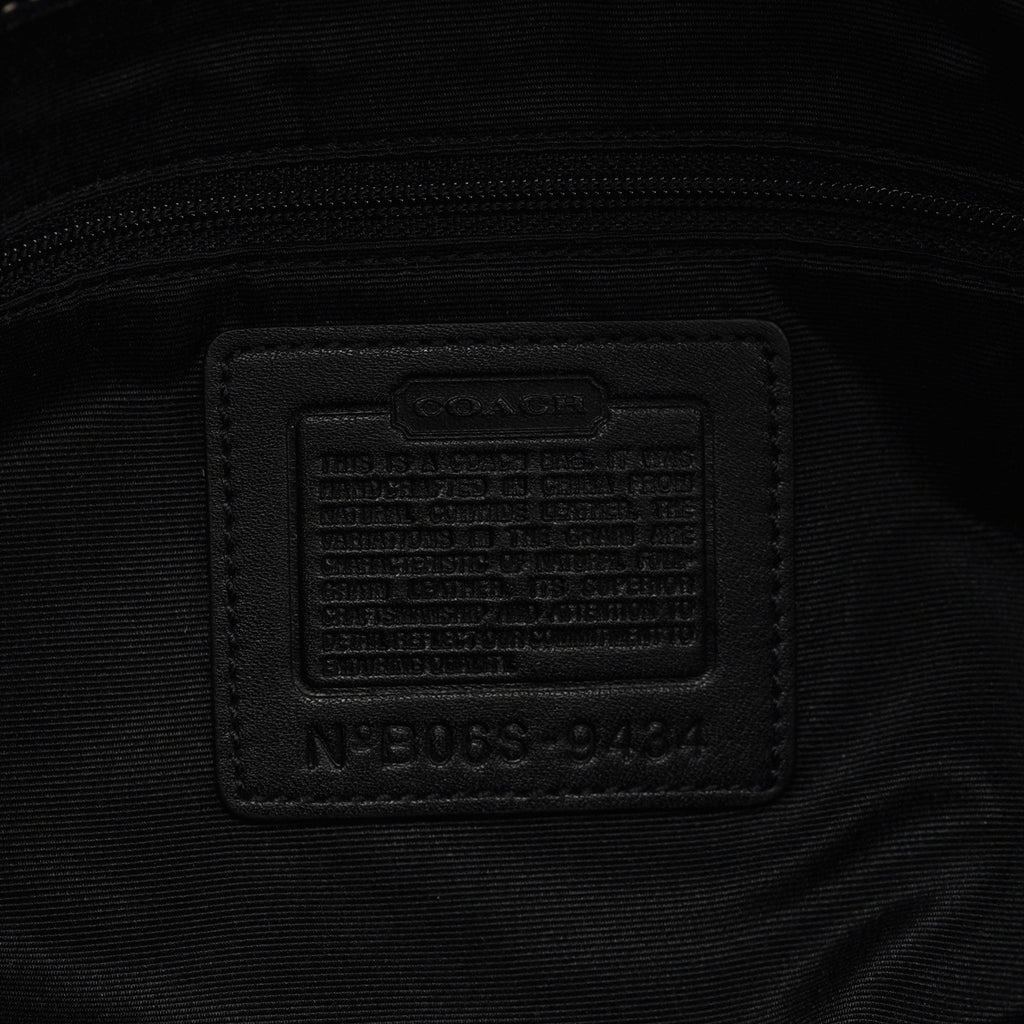 9434 Black Leather Soho Shoulder Bag