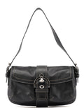 9434 Black Leather Soho Shoulder Bag