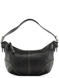 9541 Black Leather Shoulder Bag