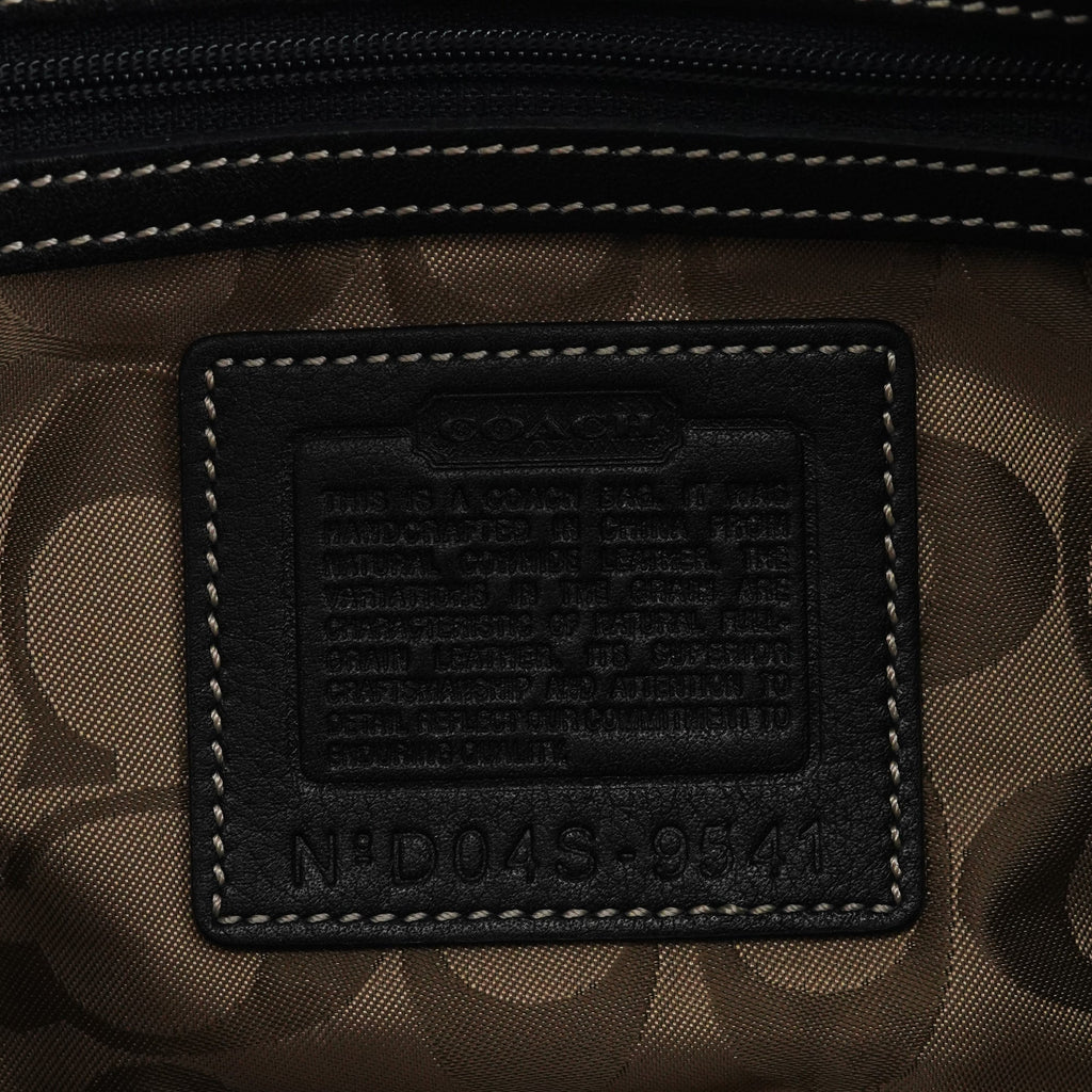 9541 Black Leather Soho Shoulder Bag
