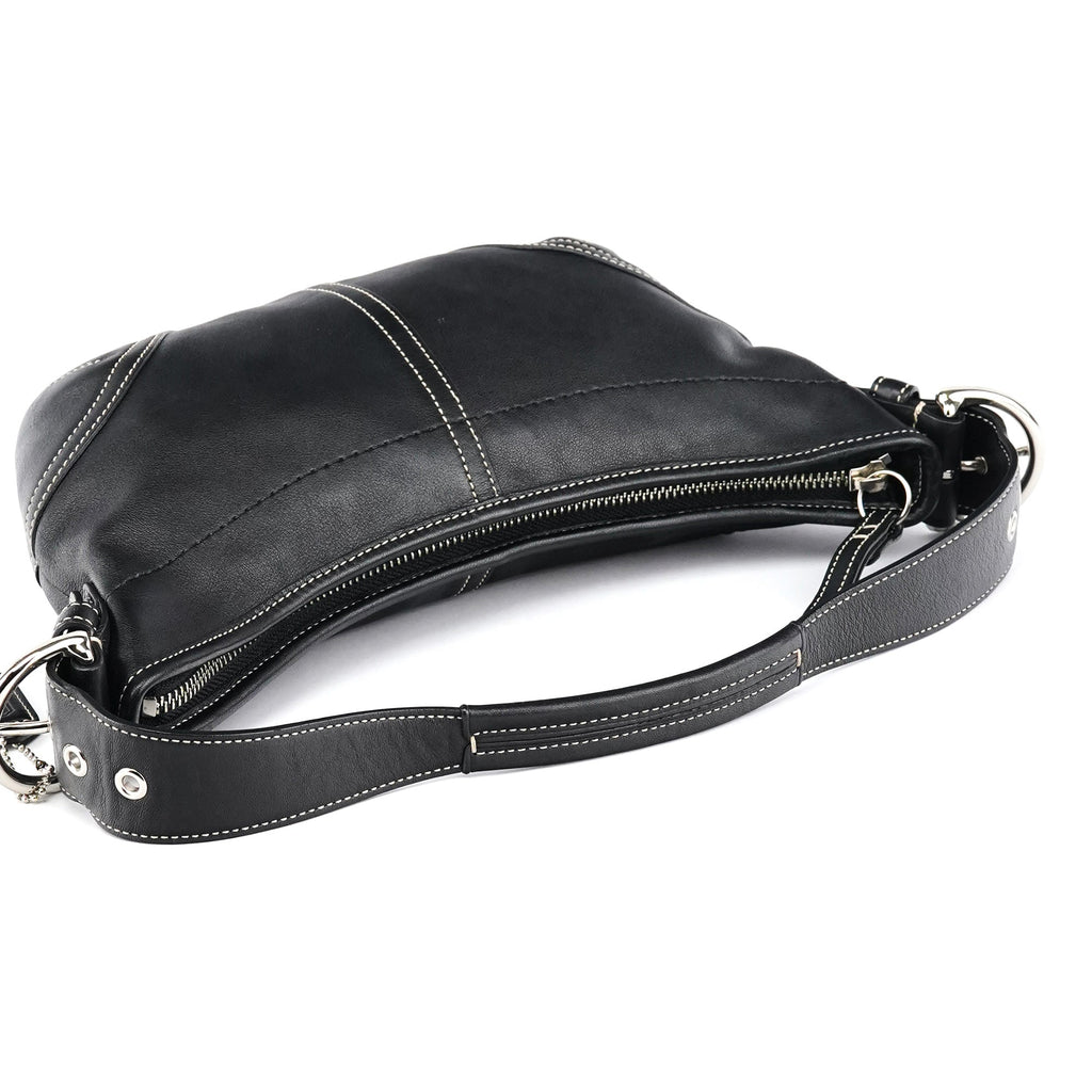 9541 Black Leather Soho Shoulder Bag