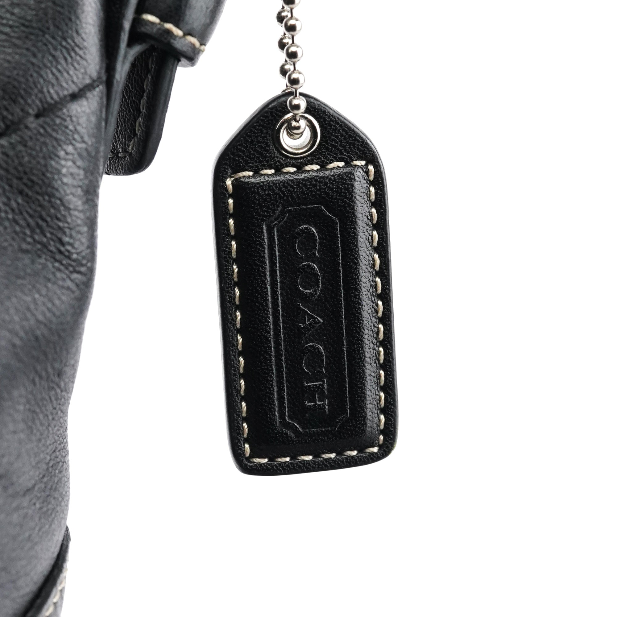 9541 Black Leather Soho Shoulder Bag