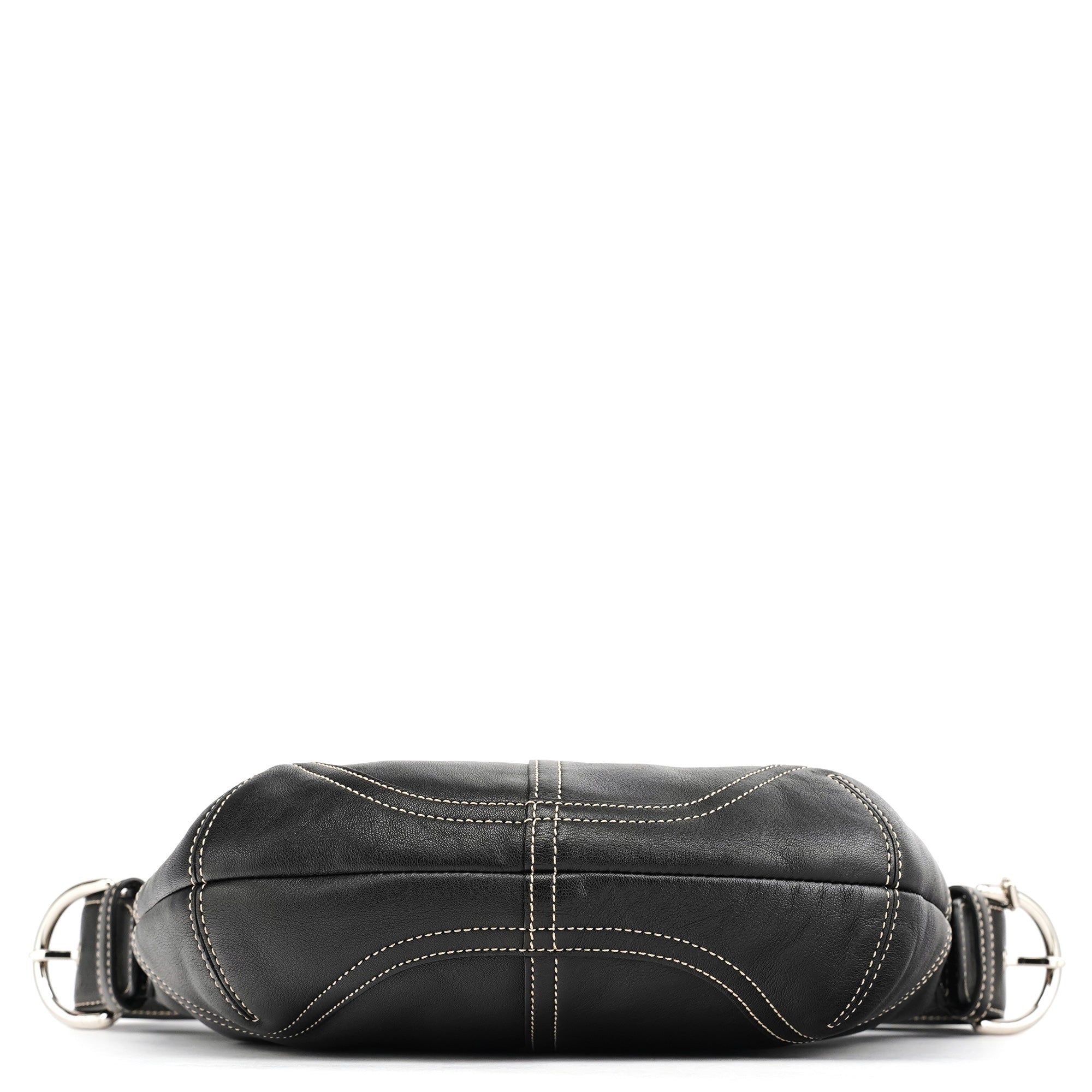 9541 Black Leather Soho Shoulder Bag