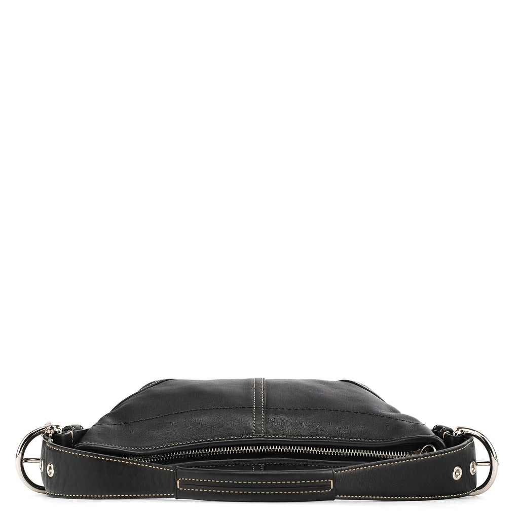 9541 Black Leather Soho Shoulder Bag