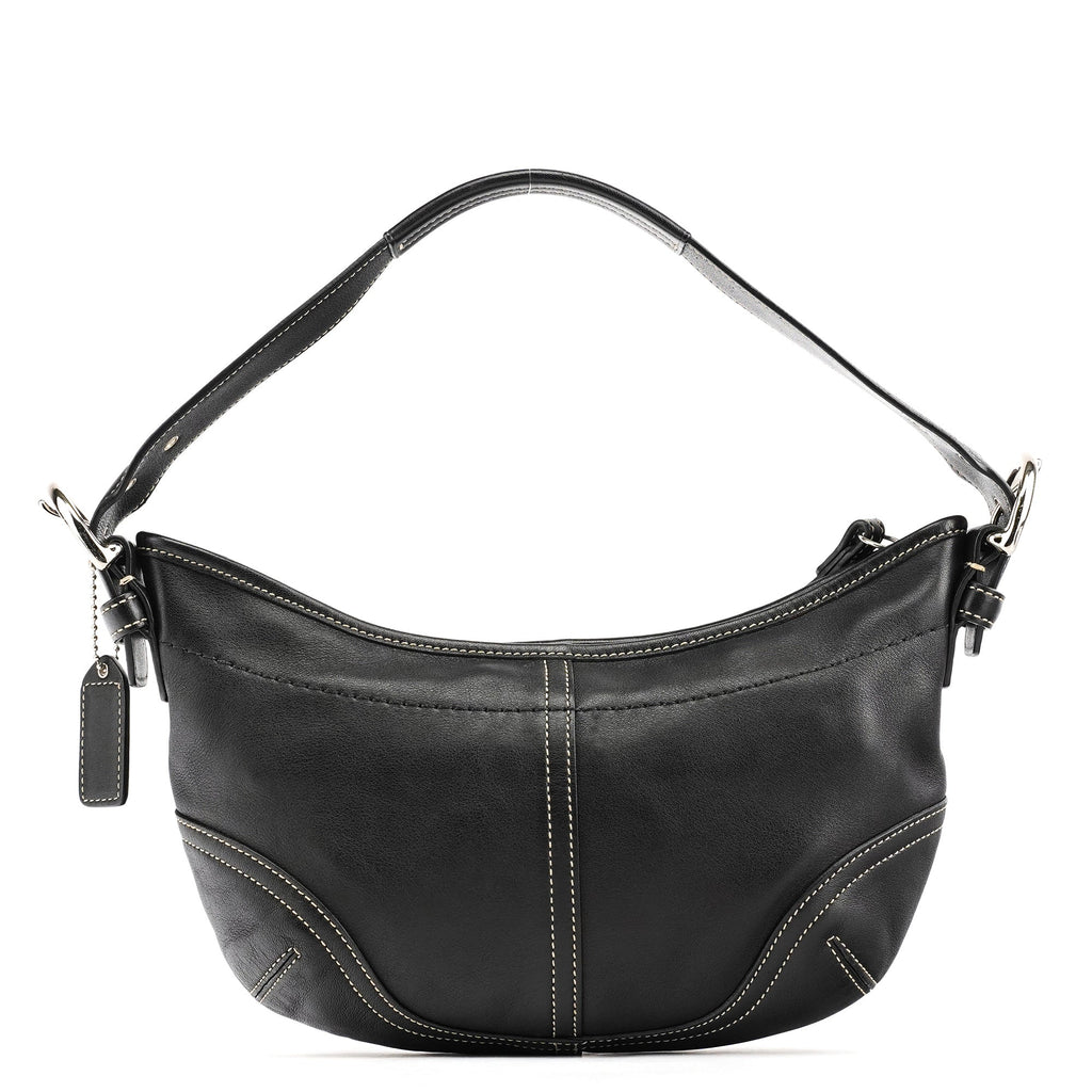 9541 Black Leather Soho Shoulder Bag