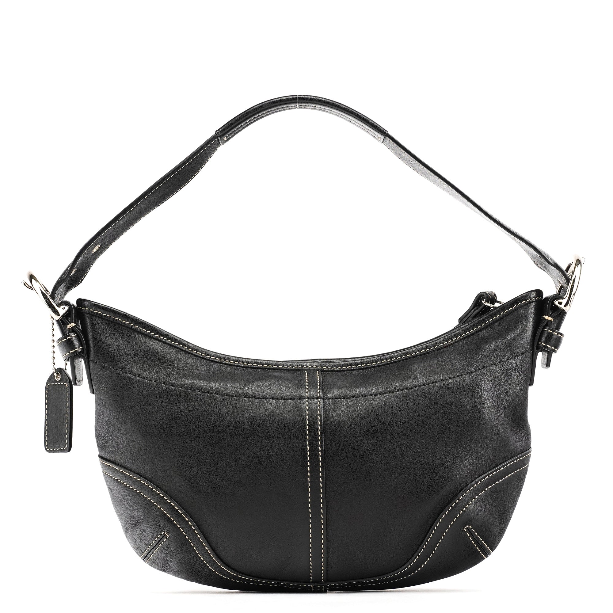 9541 Black Leather Soho Shoulder Bag