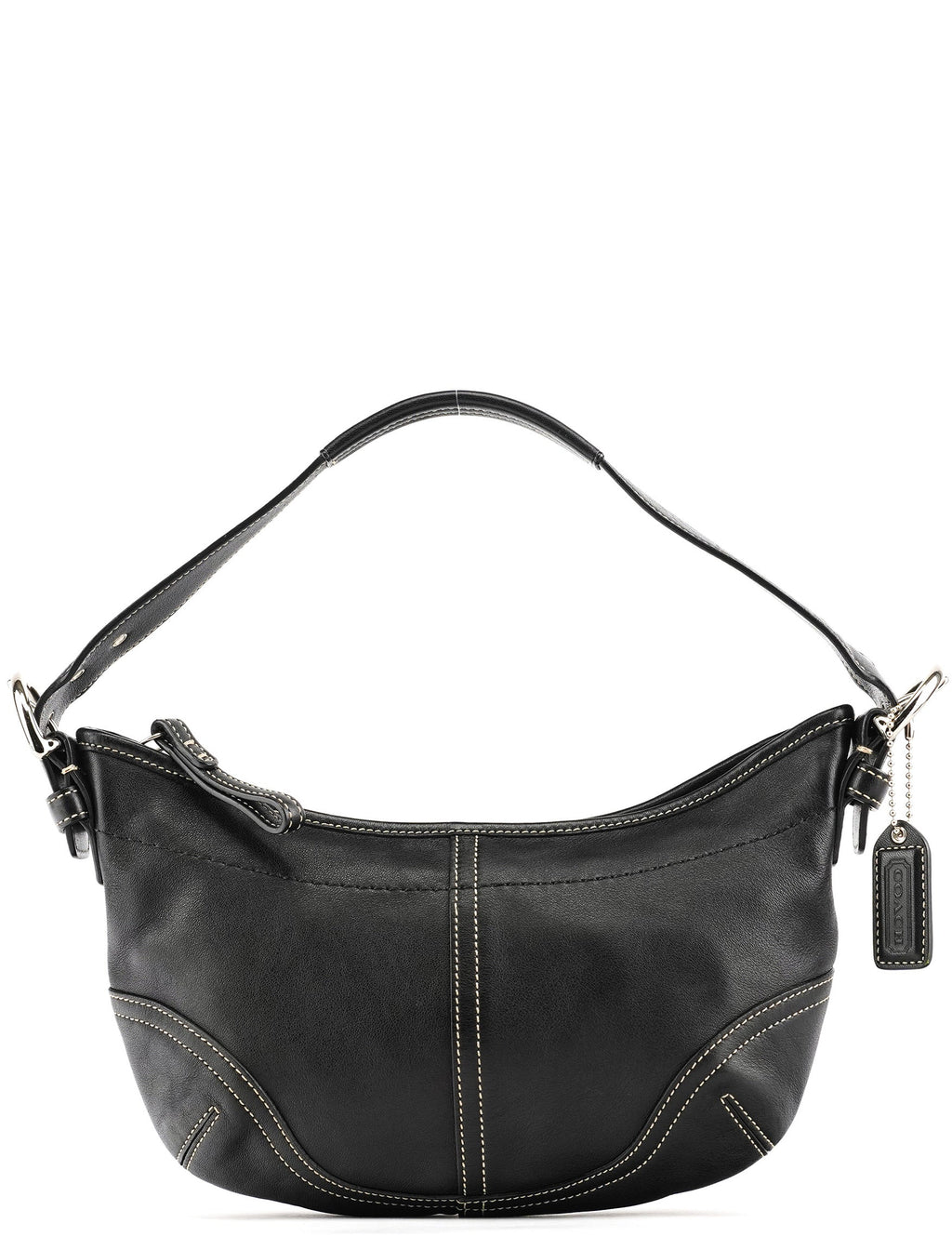 9541 Black Leather Soho Shoulder Bag