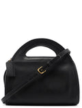 9942 Black Leather Ergo 2-Way Bag