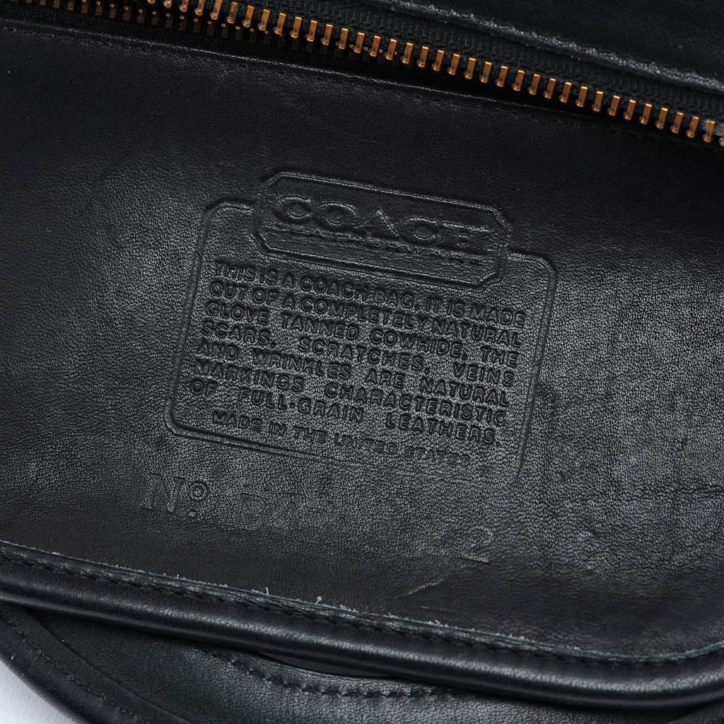 9942 Black Leather Ergo 2-Way Bag