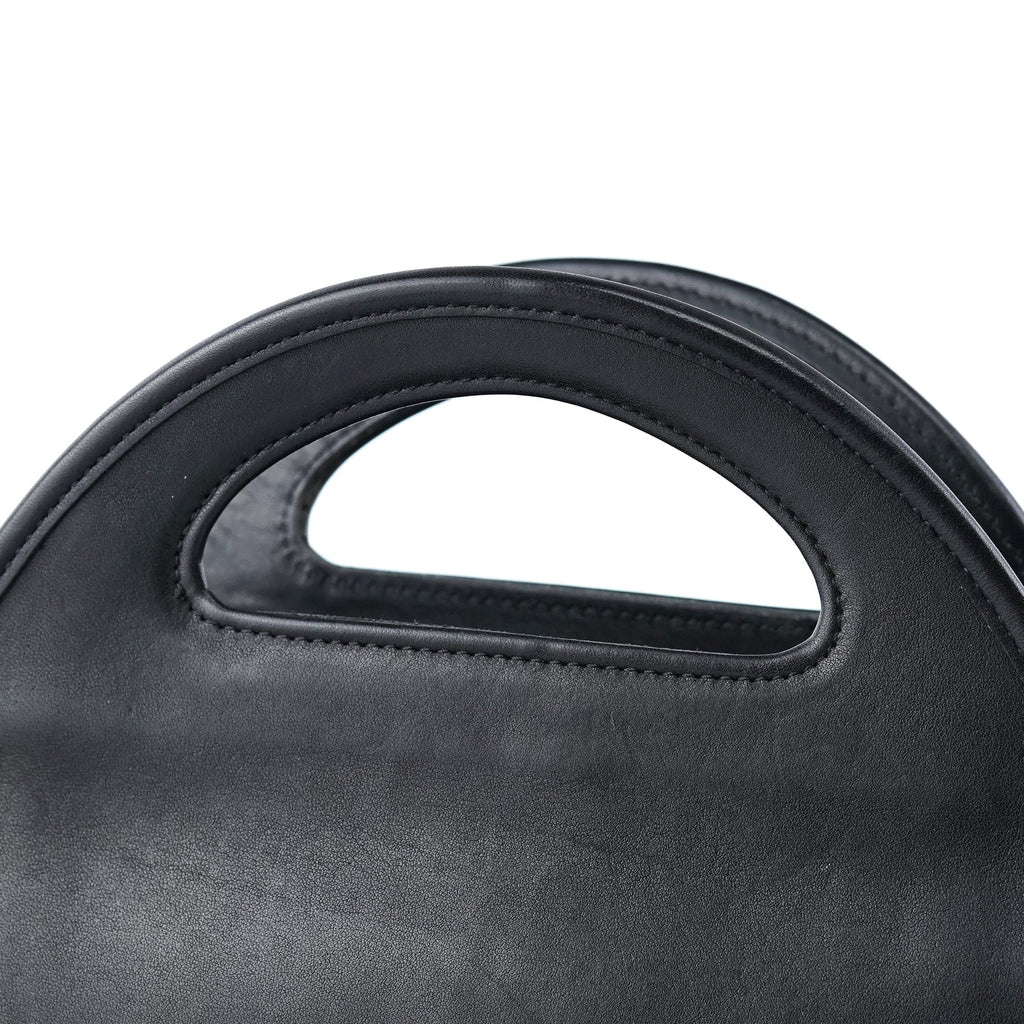 9942 Black Leather Ergo 2-Way Bag