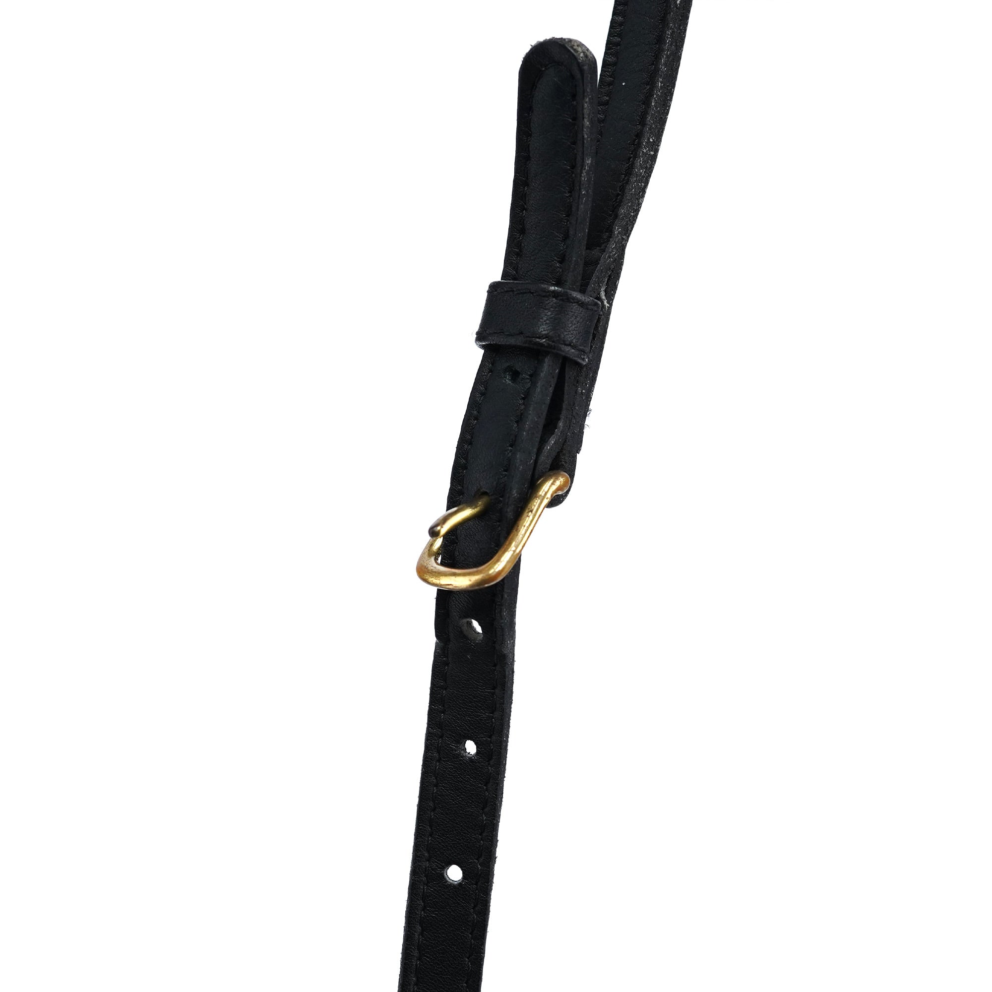 9942 Black Leather Ergo 2-Way Bag