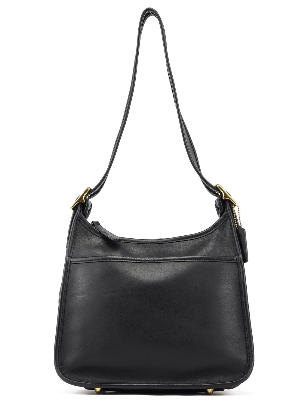 9966 Black Leather Ergo Shoulder Bag