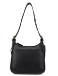 9966 Black Leather Ergo Shoulder Bag