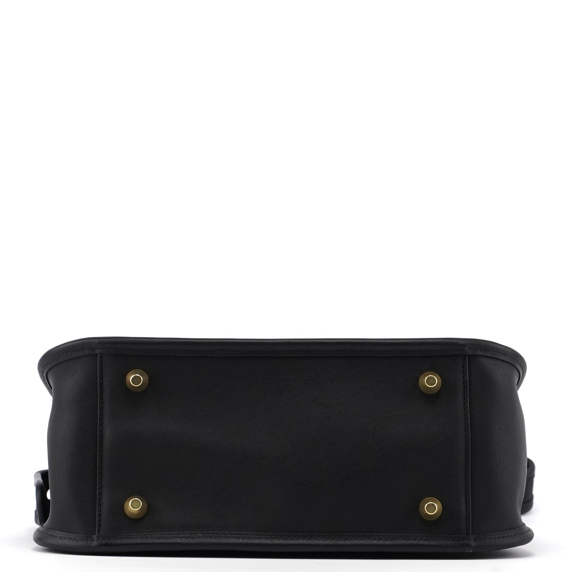 9966 Black Leather Ergo Shoulder Bag