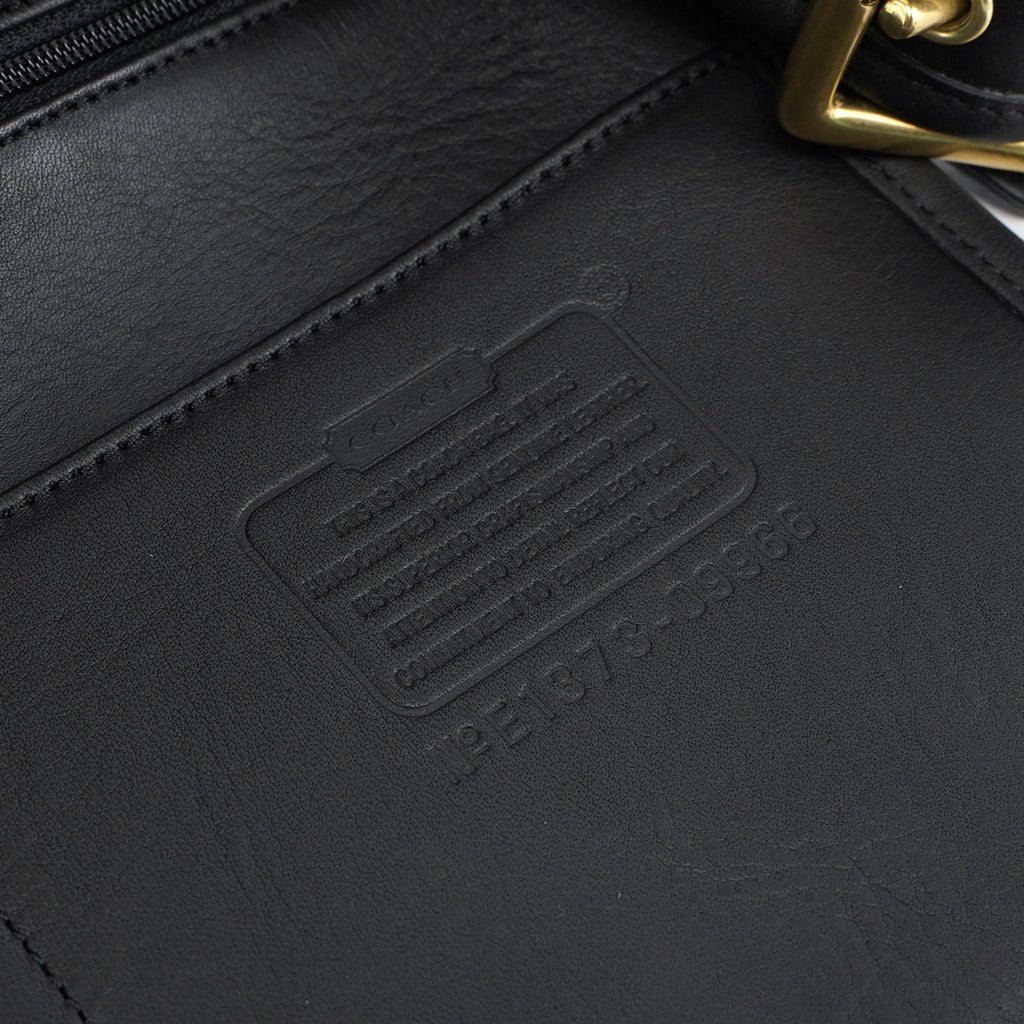 9966 Black Leather Ergo Shoulder Bag