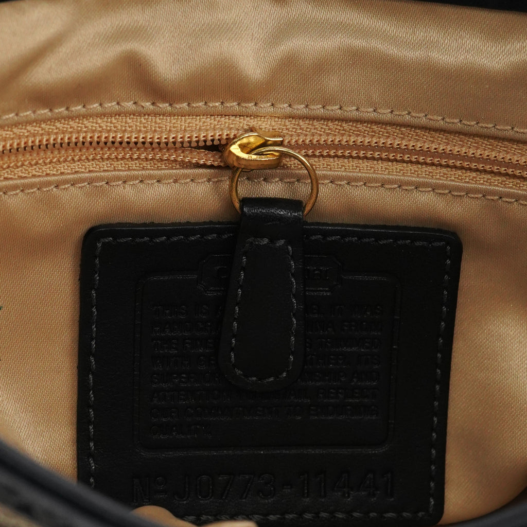 Beige Brown Legacy Soho Shoulder Bag