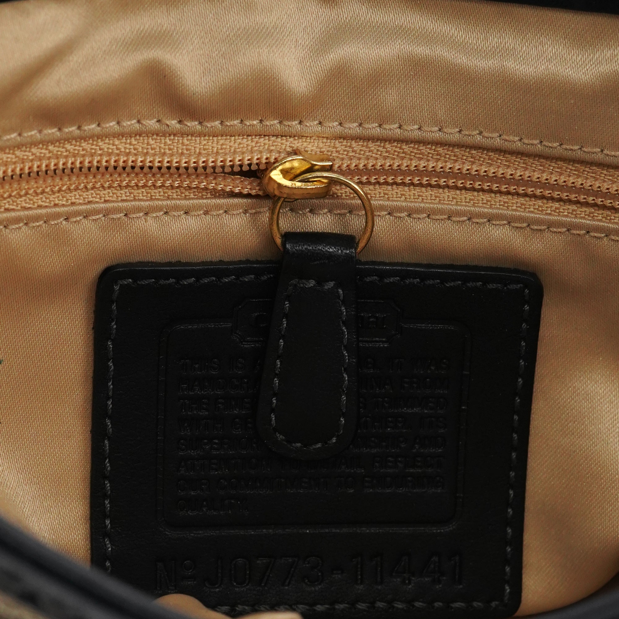 Beige Brown Legacy Soho Shoulder Bag