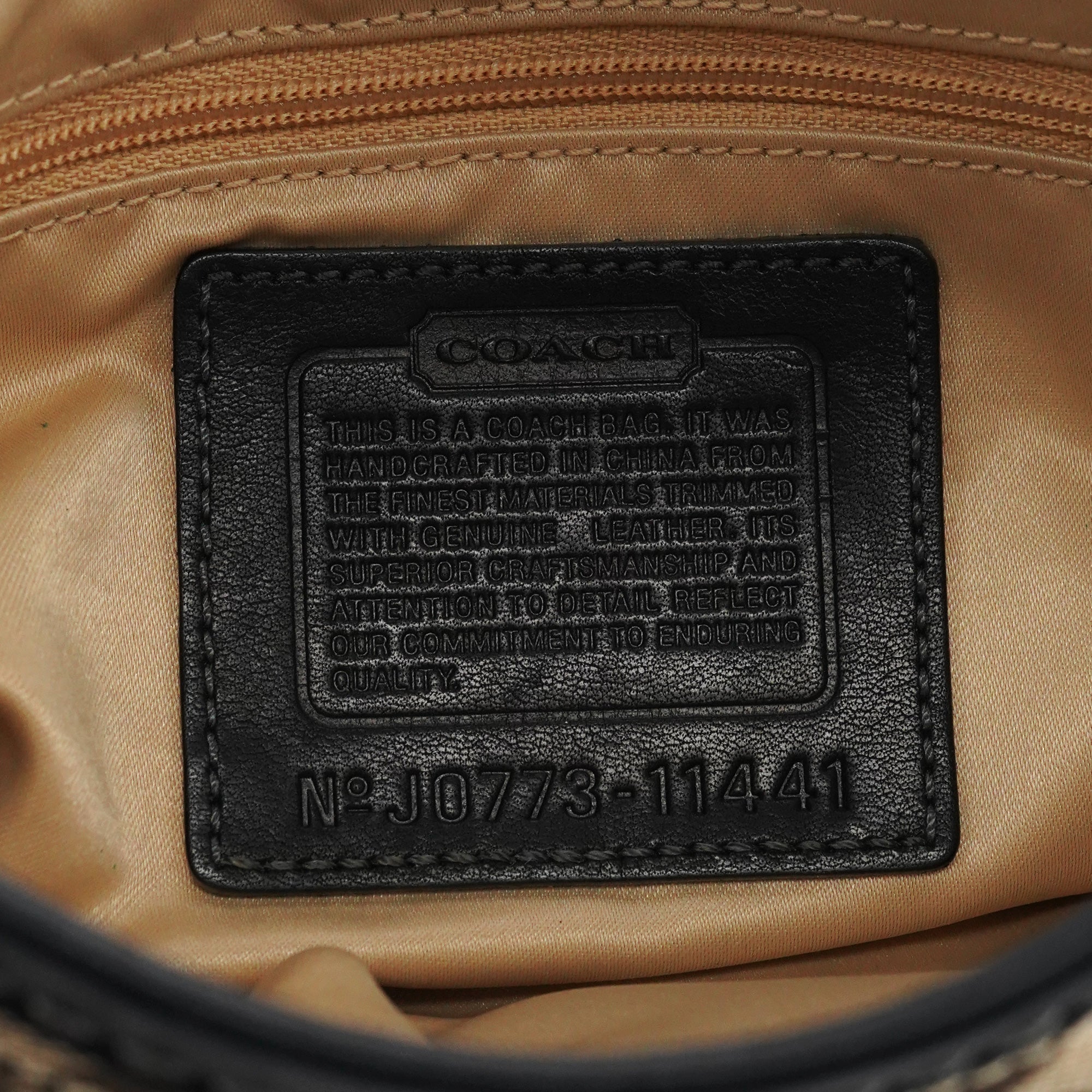 Beige Brown Legacy Soho Shoulder Bag
