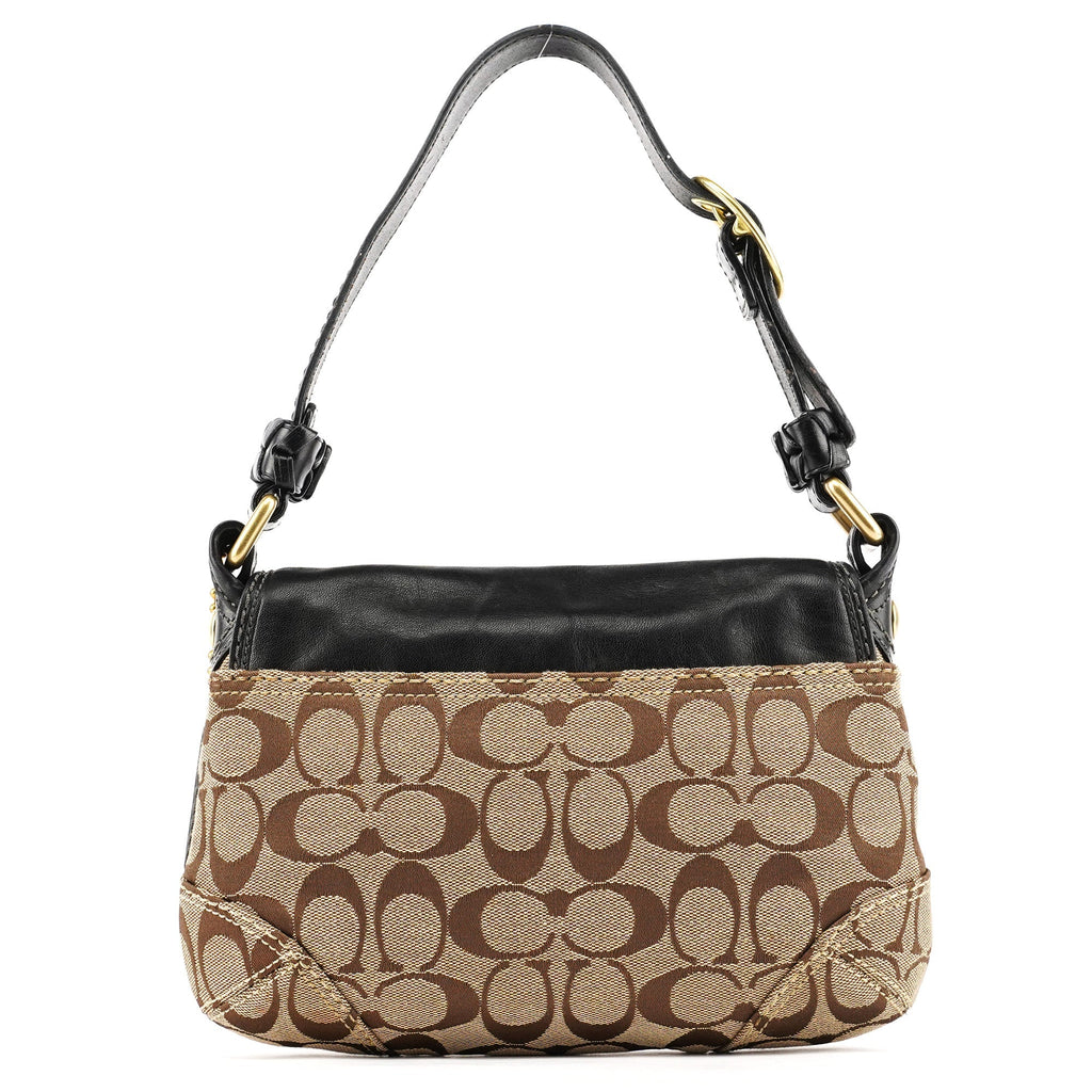 Beige Brown Legacy Soho Shoulder Bag