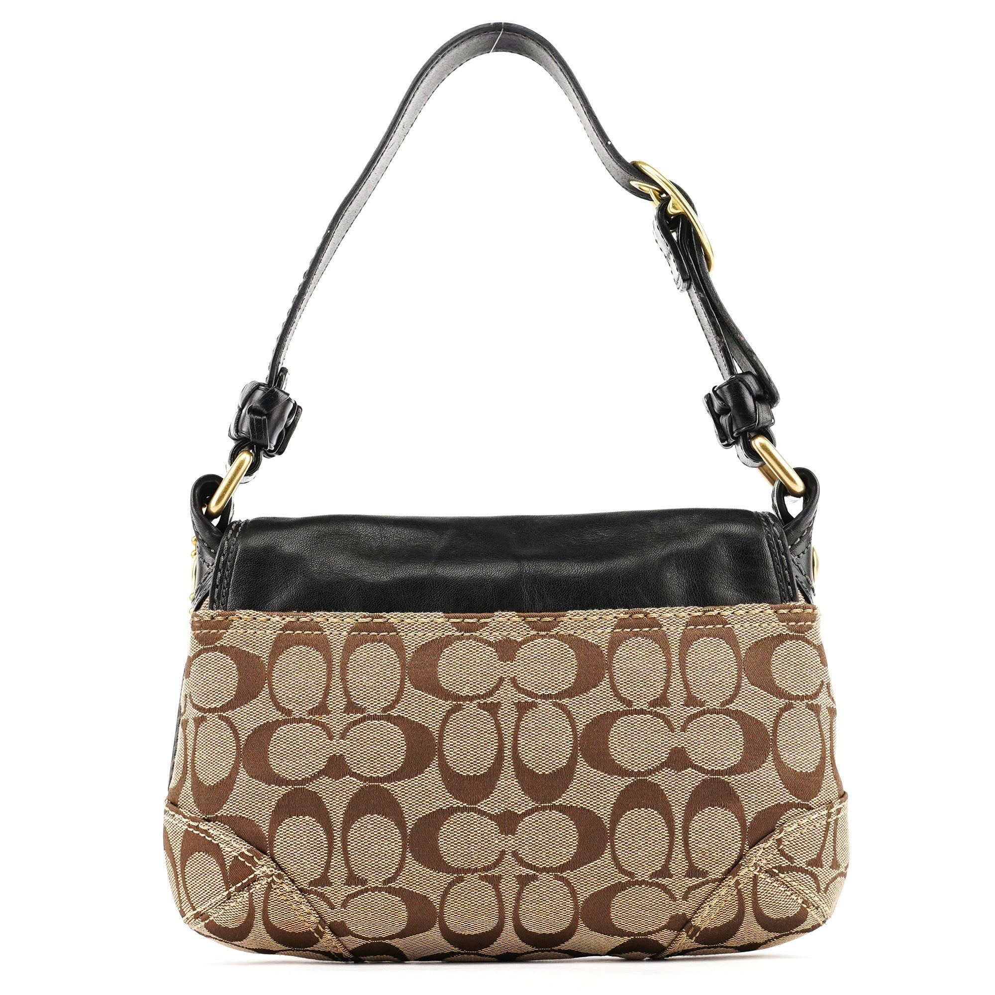 Beige Brown Legacy Soho Shoulder Bag