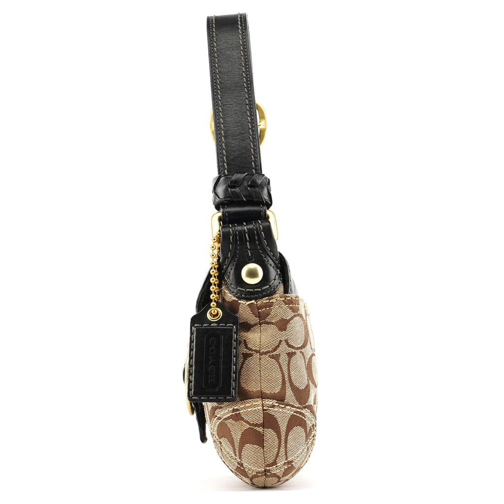 Beige Brown Legacy Soho Shoulder Bag
