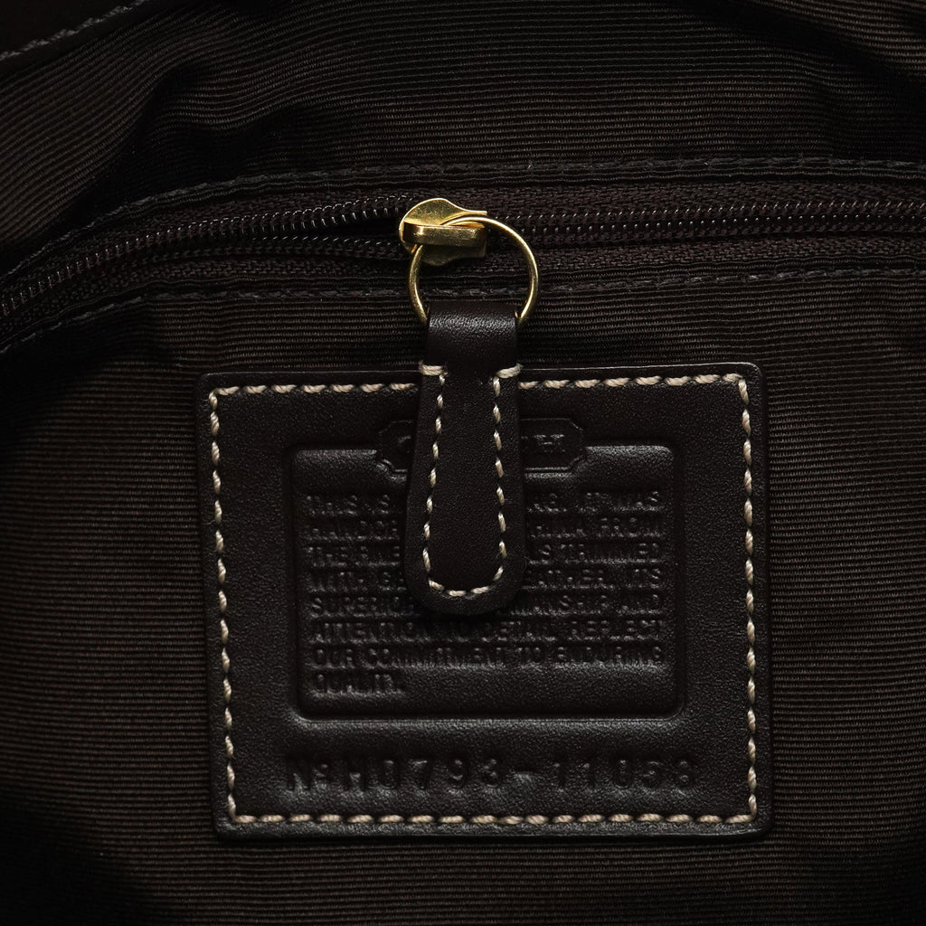 Beige Brown Signature C Shoulder Bag