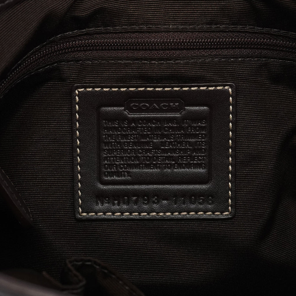 Beige Brown Signature C Shoulder Bag