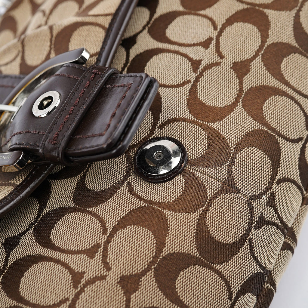 Beige Brown Soho Shoulder Bag