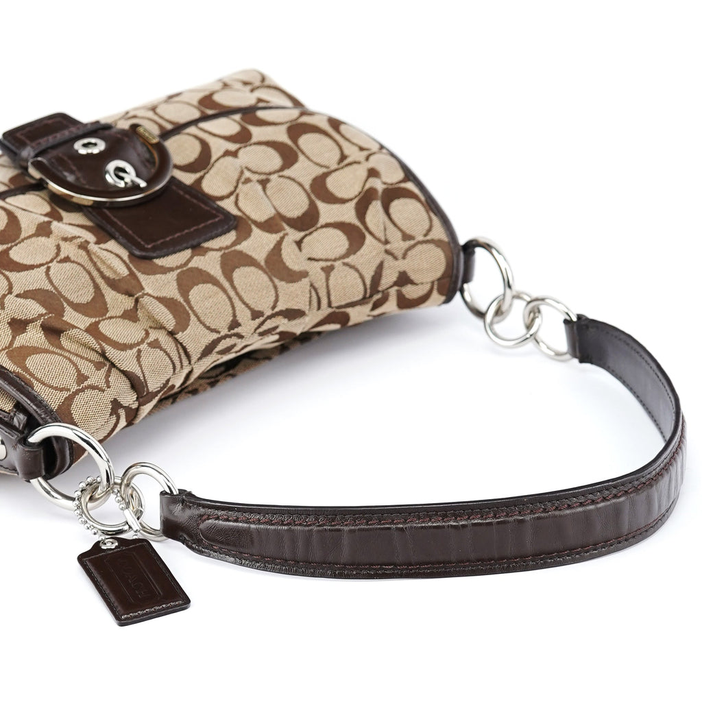 Beige Brown Soho Shoulder Bag