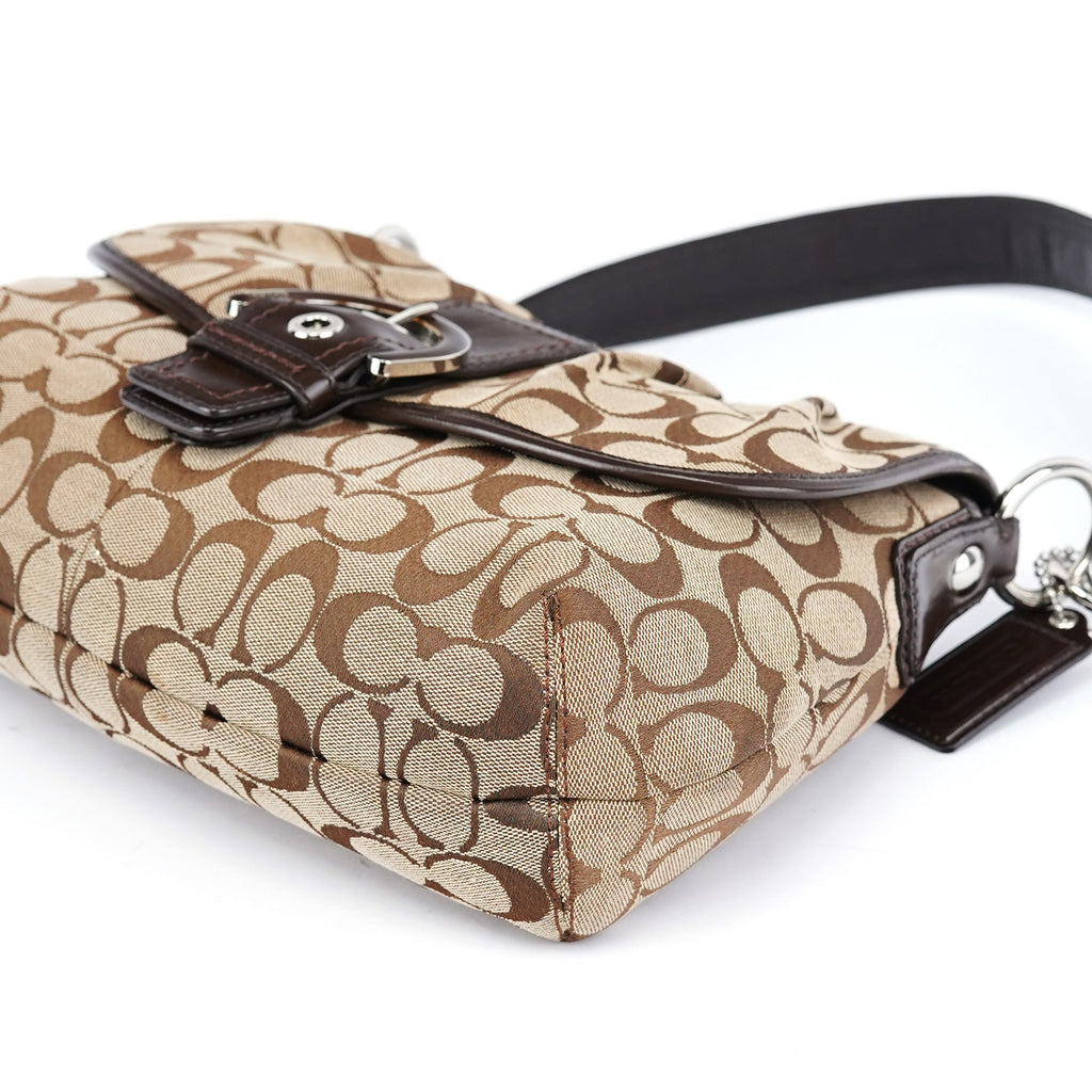 Beige Brown Soho Shoulder Bag