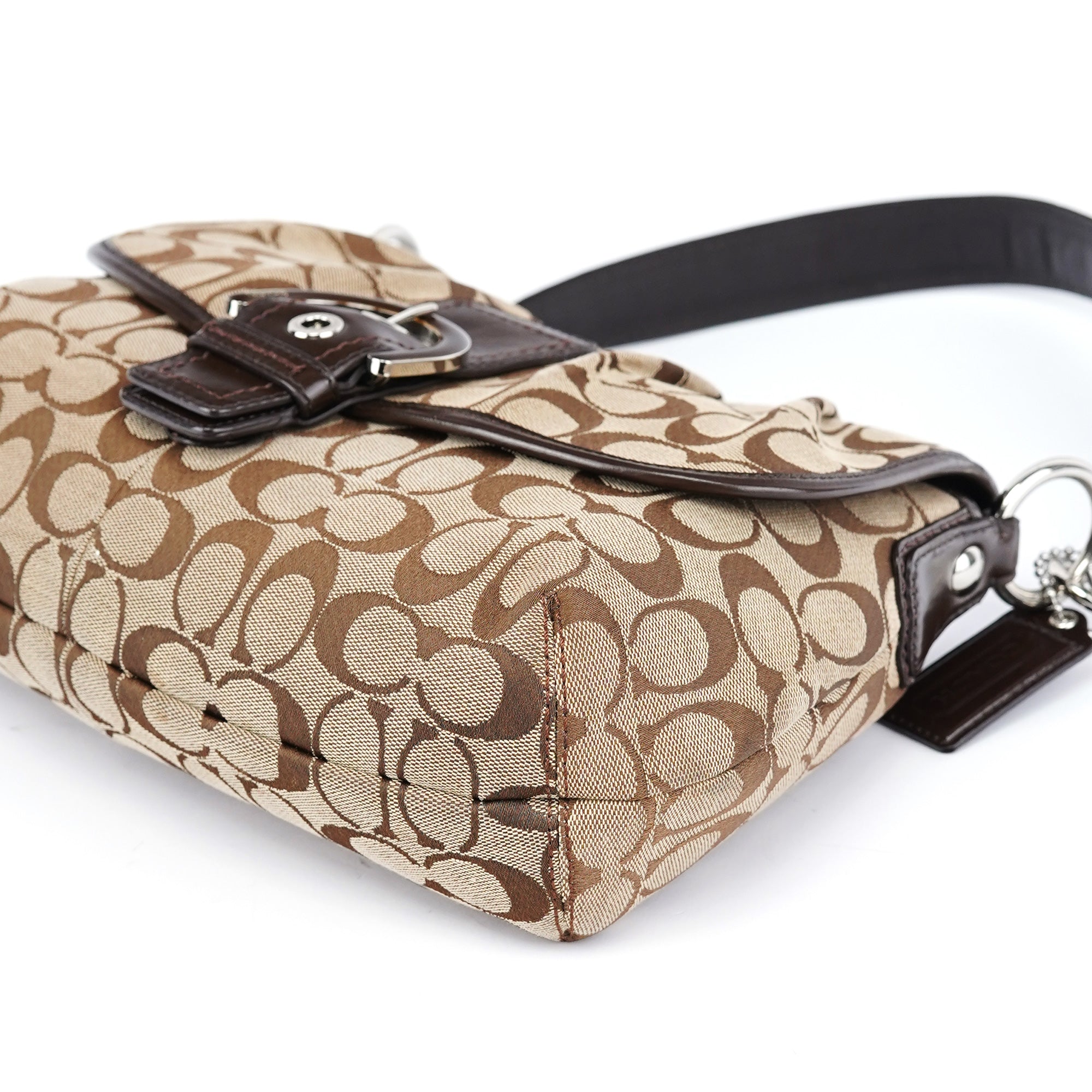 Beige Brown Soho Shoulder Bag