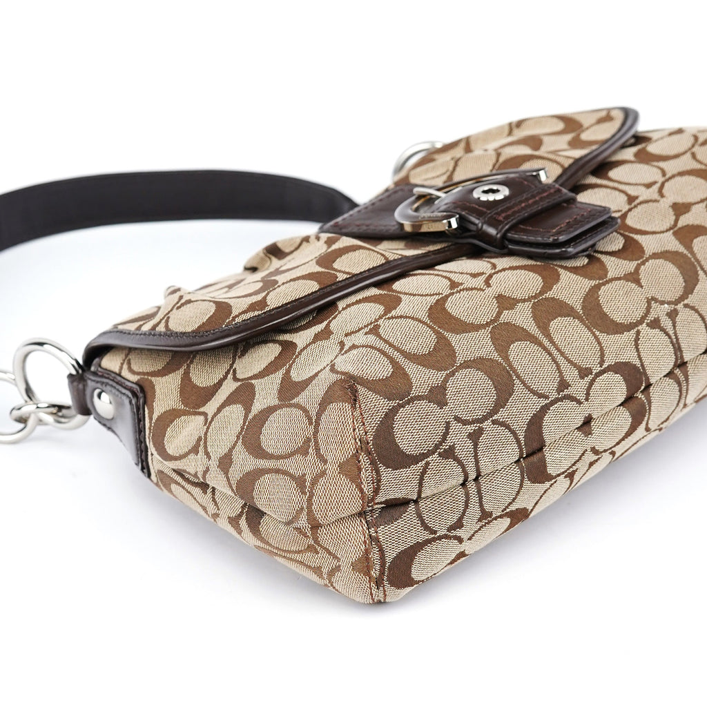 Beige Brown Soho Shoulder Bag