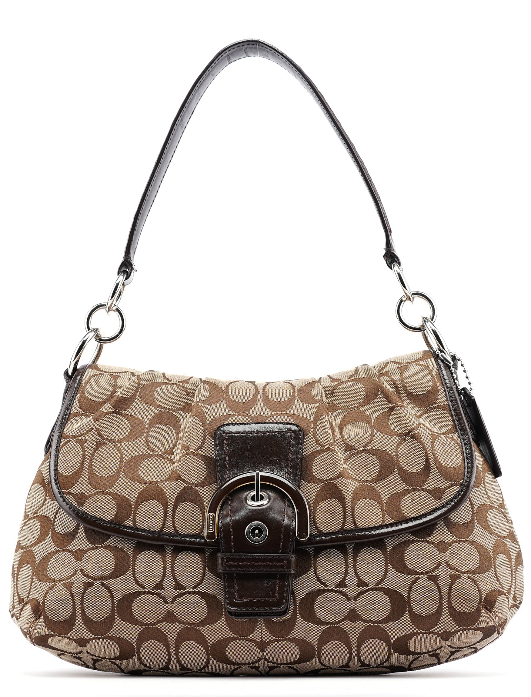Beige Brown Soho Shoulder Bag