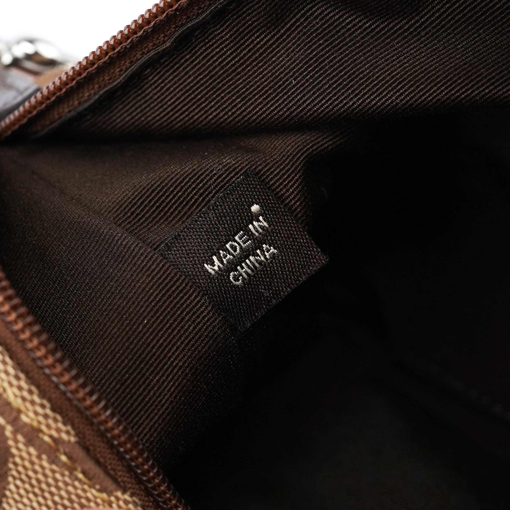 Beige Signature C Demi Shoulder Bag