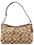 Beige Signature Canvas Hobo bag