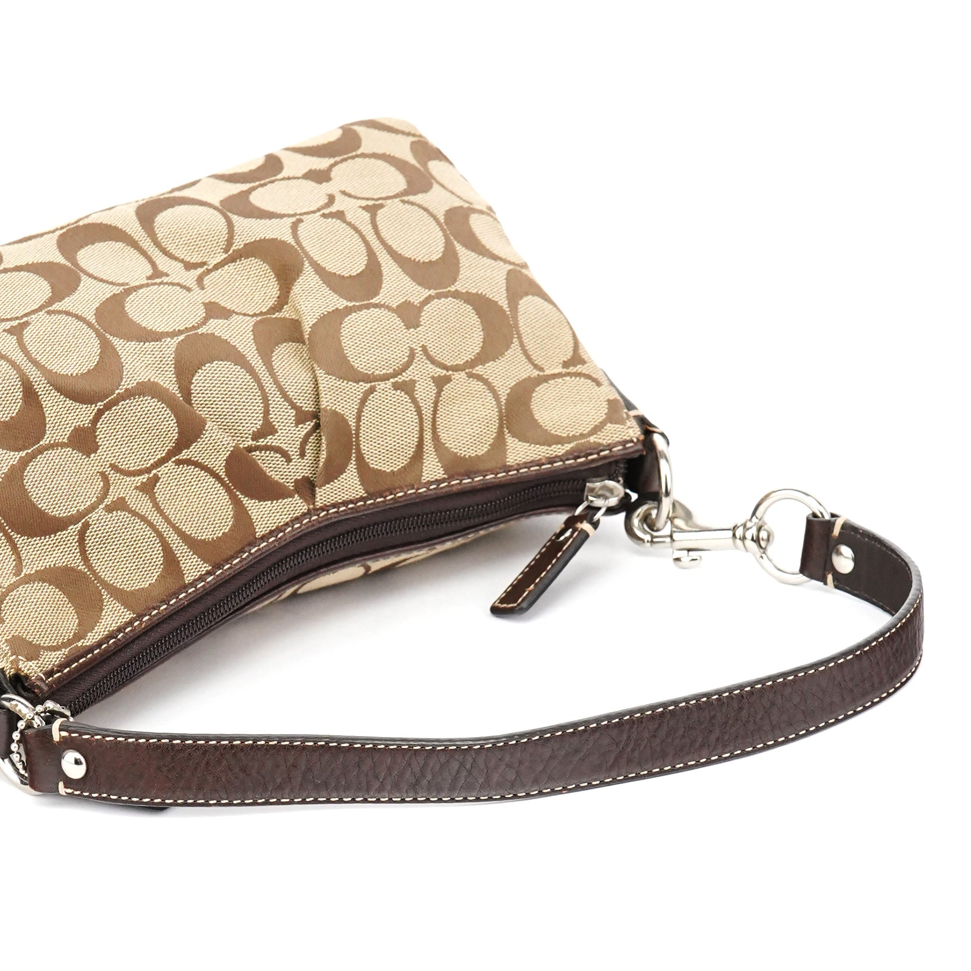 Beige Signature Canvas Hobo bag