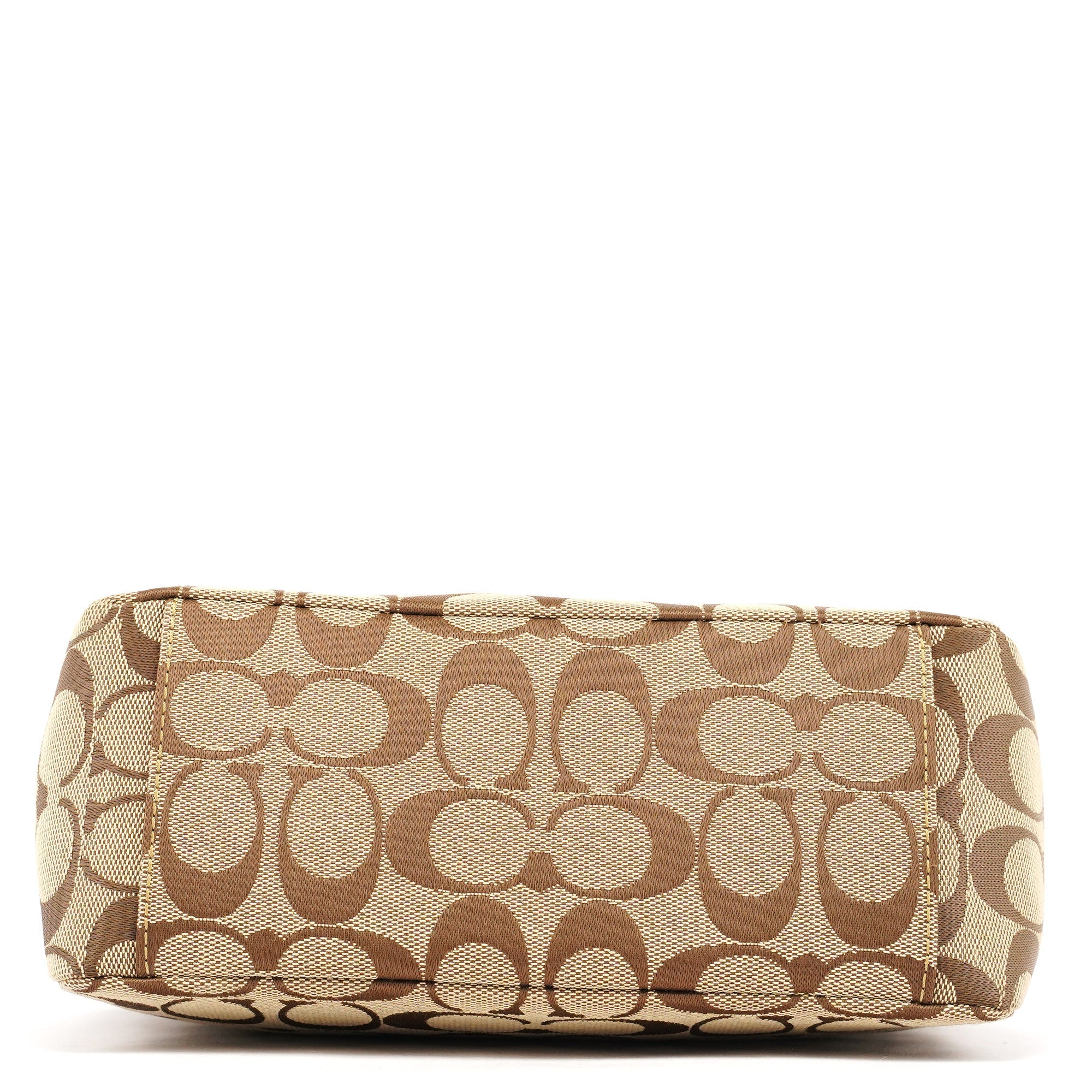 Beige Signature Canvas Hobo bag