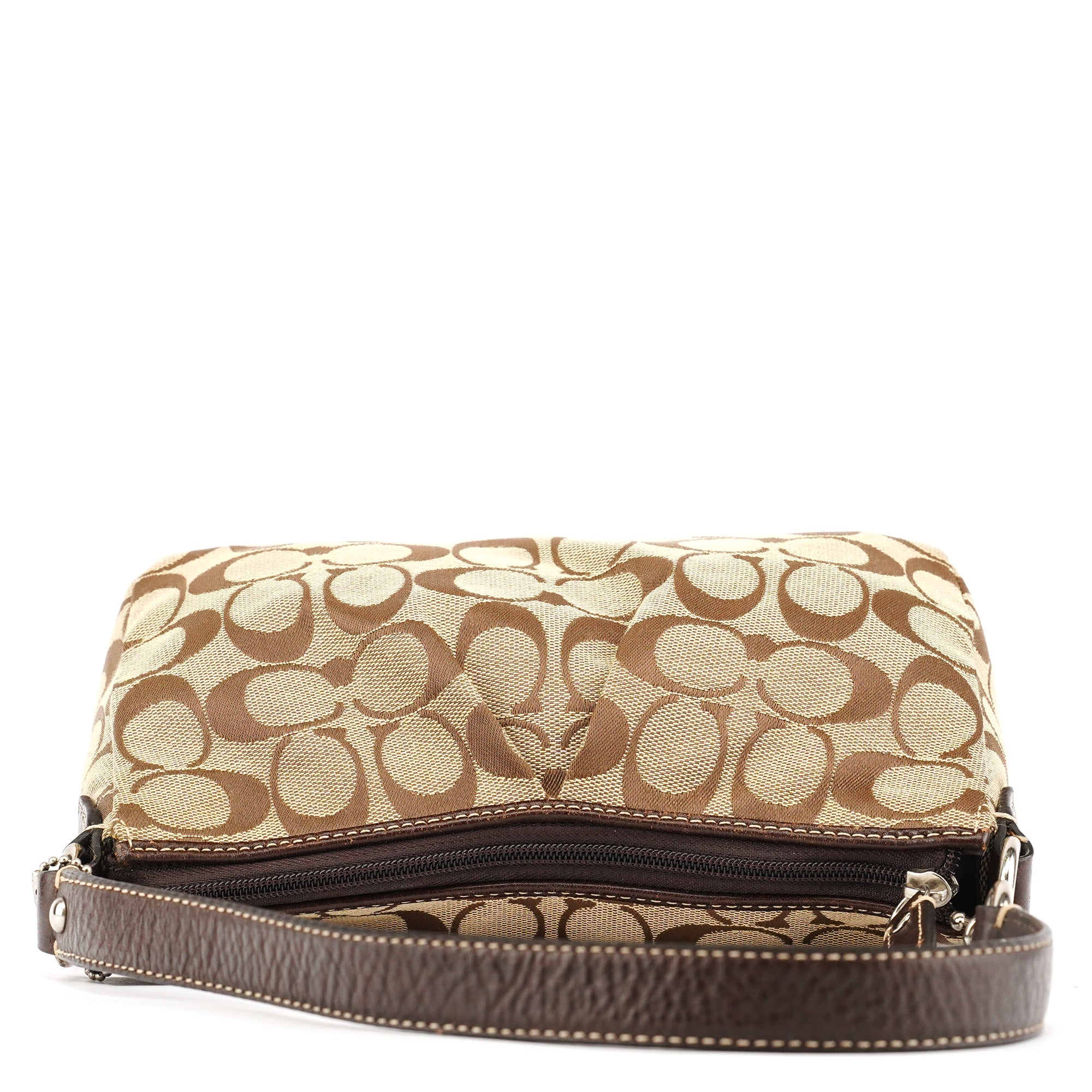 Beige Signature Canvas Hobo bag