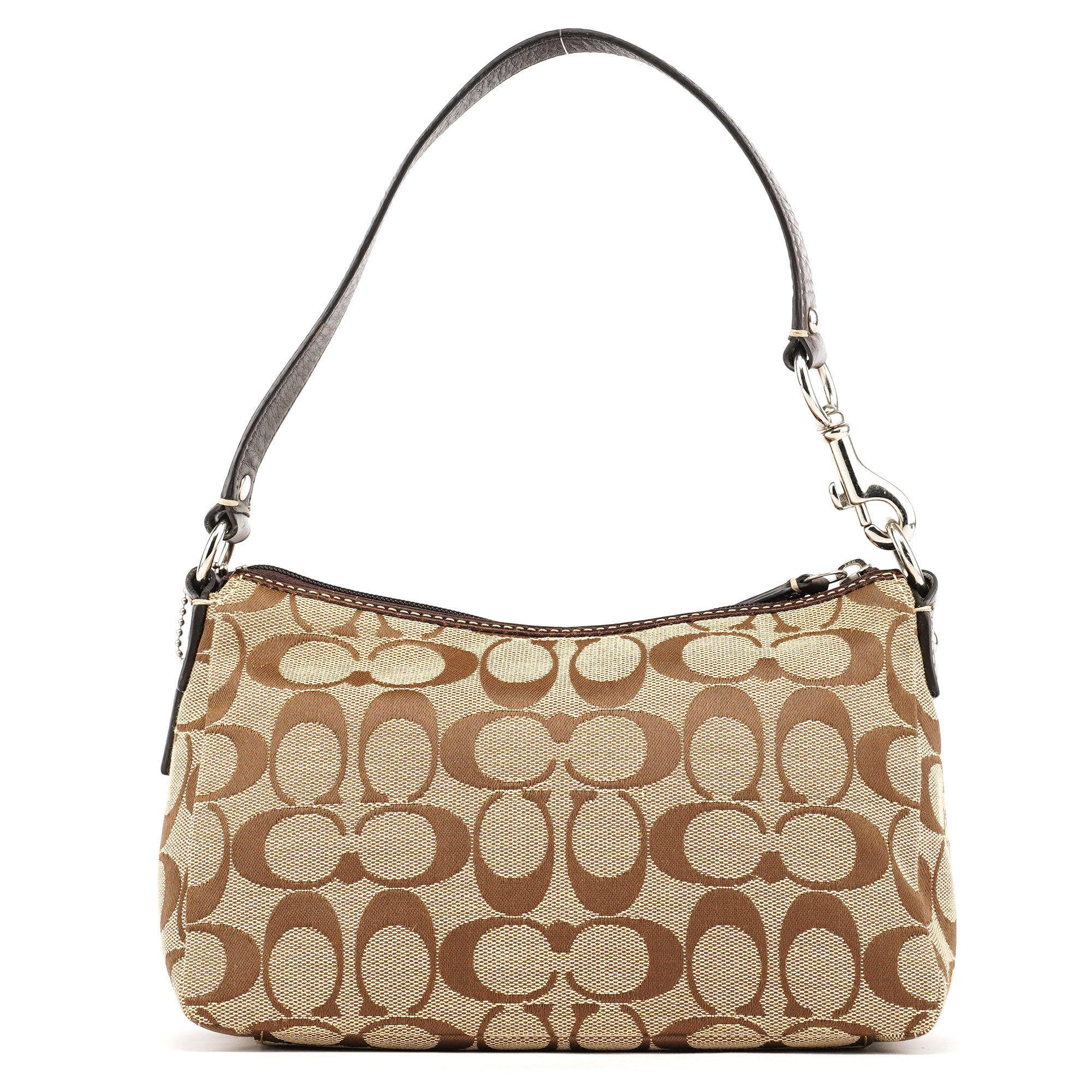 Beige Signature Canvas Hobo bag